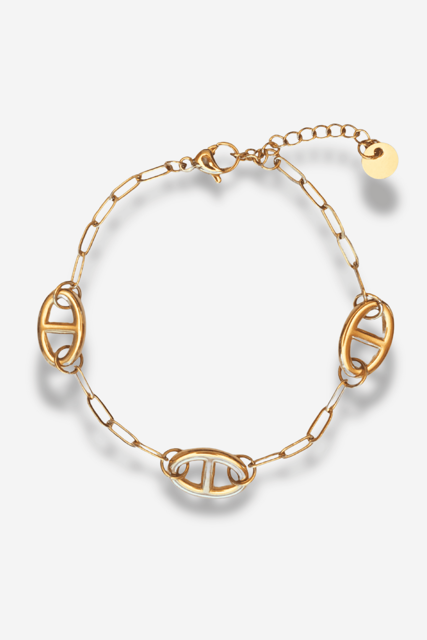 Bracelet Essential doré à maillons – acier inoxydable – SISTERS BAY