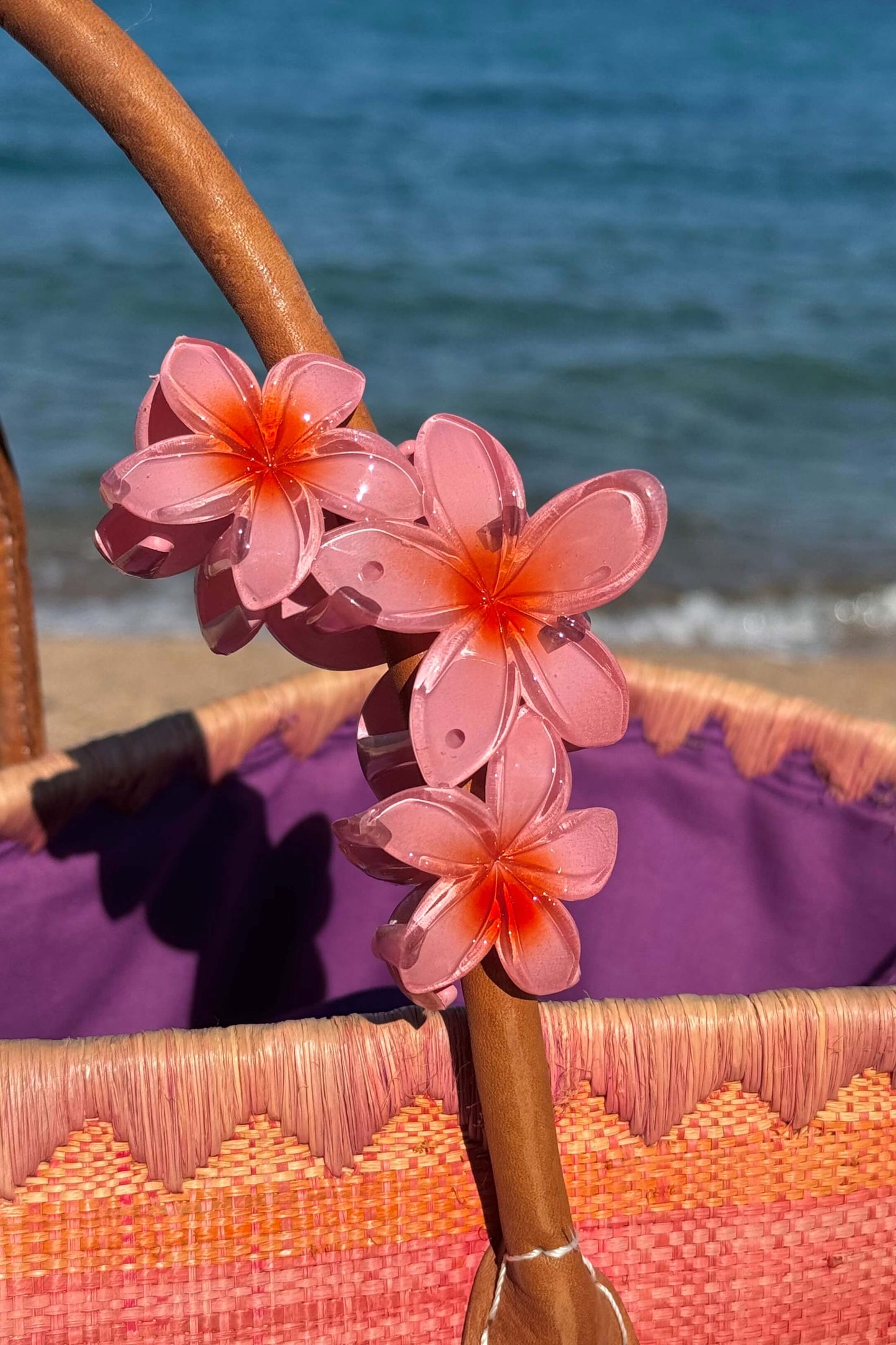 Hair clip ALOHA - Rouge