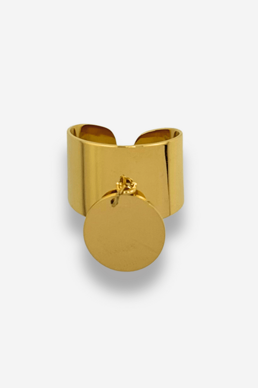 Bague HONEY acier inoxydable sisters bay bague dorée a breloque