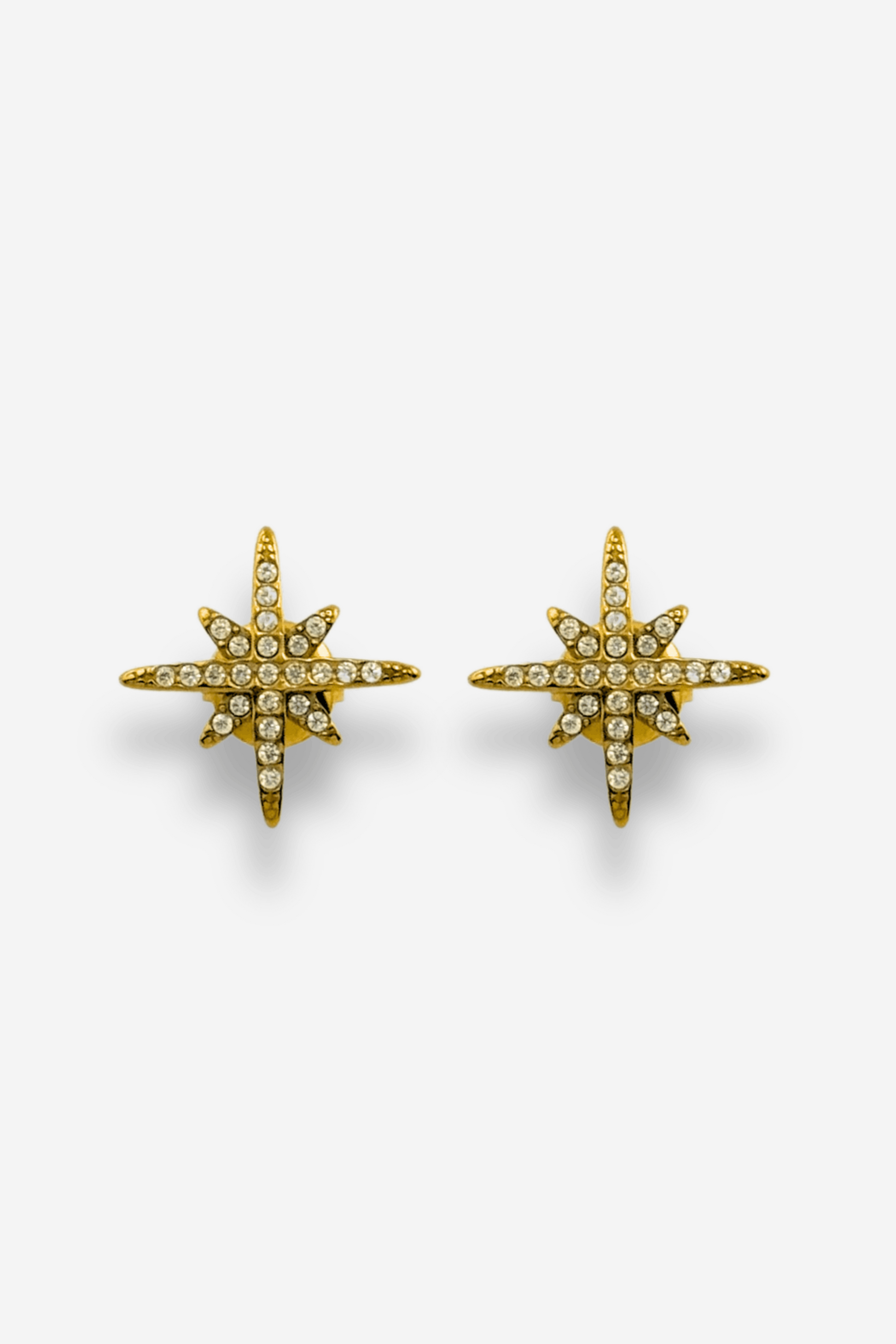 Boucles doreilles a strass eclipse acier inoxydable sisters bay a clou 