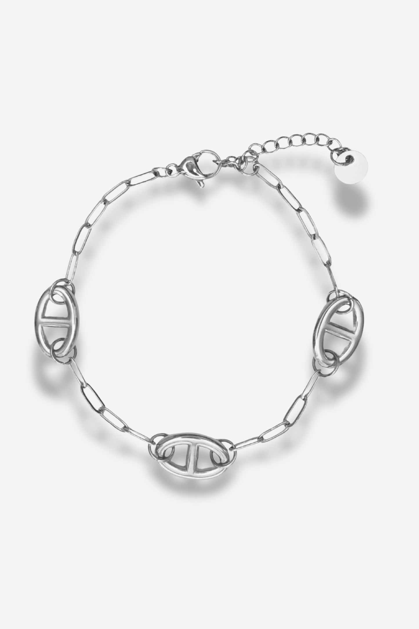 Bracelet Essential argenté à maillons – acier inoxydable – SISTERS BAY