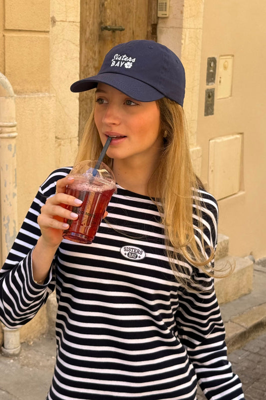 Casquette SUMMER navy broderie blanche Sisters Bay