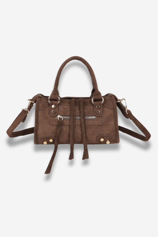 Petit sac chocolat à détails dorés Avec bandoulière Existe aussi en beige sac malibu sisters bay