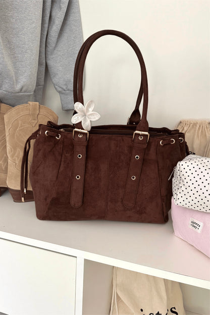 SAC EAST SIDE SISTERS BAY POUR LES COURS CHOCOLAT SUEDDE