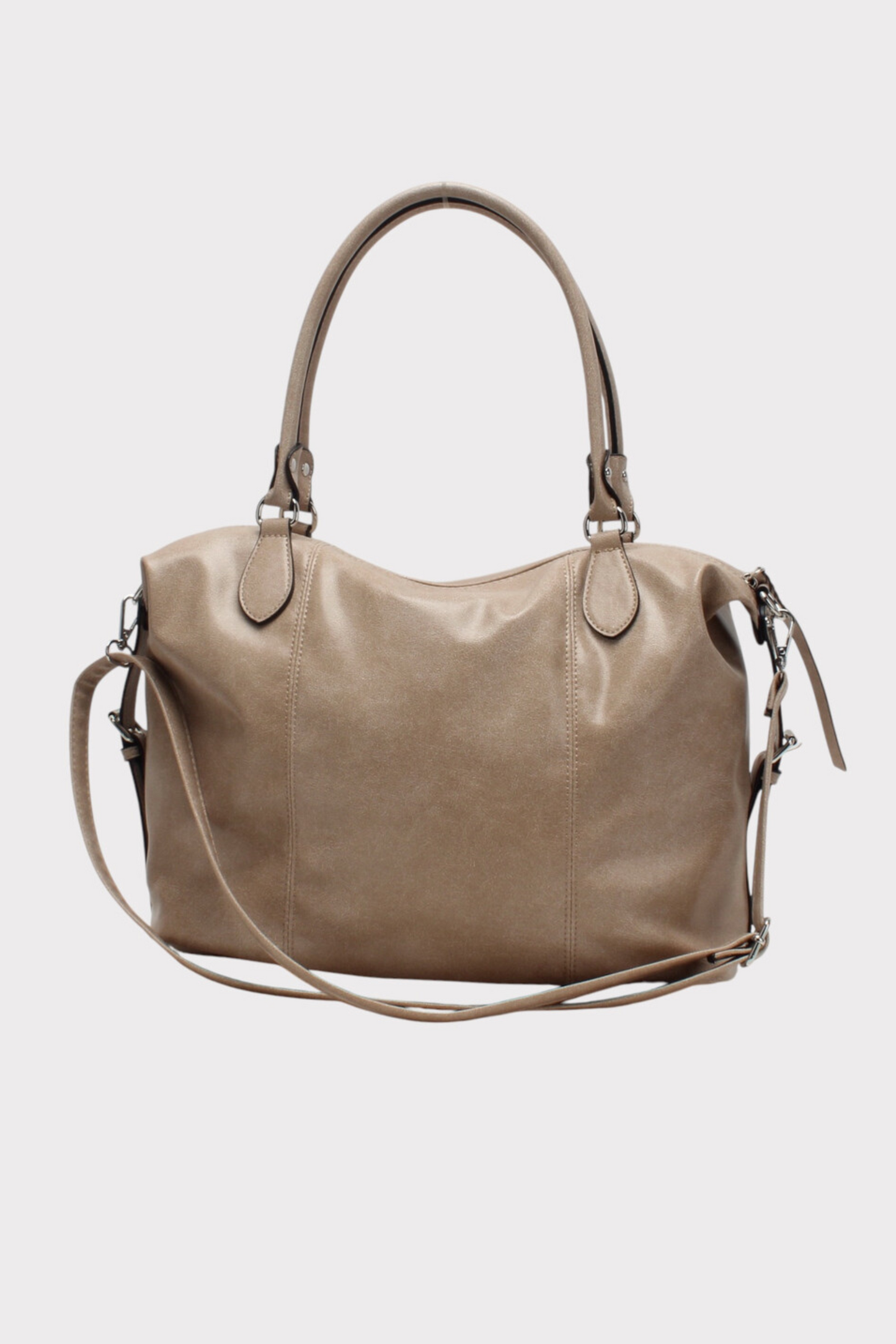 Sac à main beige DOWTOWN SISTERS BAY : élégant, pratique et spacieux. Idéal pour femme active, cours, travail et voyages.