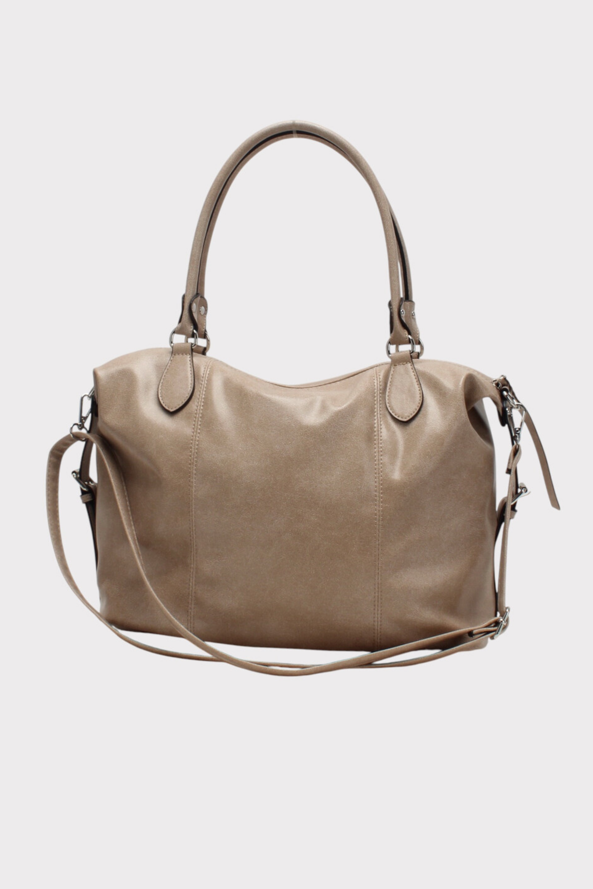 Sac à main beige DOWTOWN SISTERS BAY : élégant, pratique et spacieux. Idéal pour femme active, cours, travail et voyages.