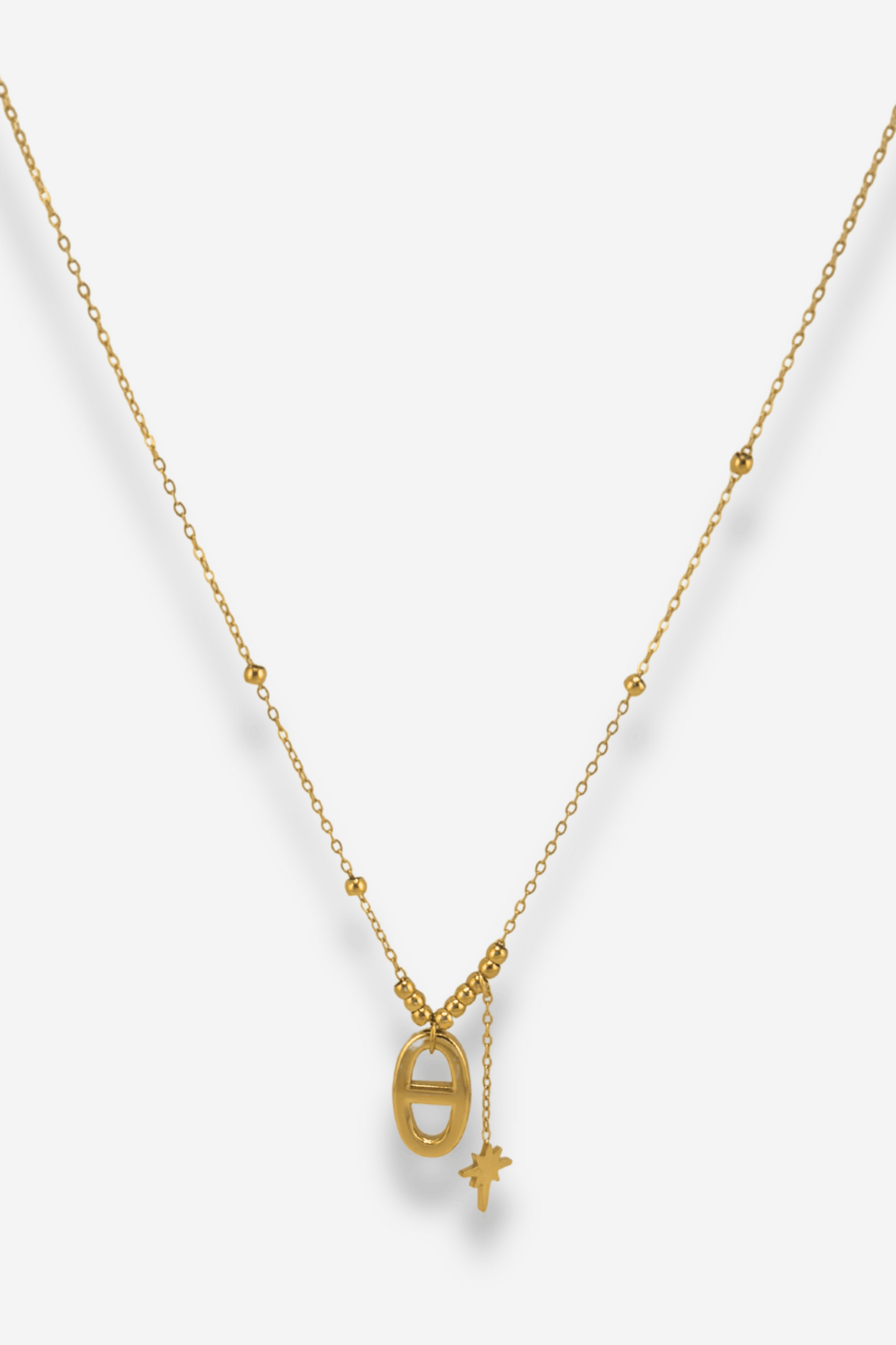 collier doré dream acier inoxydable sisters bay maillon et étoile