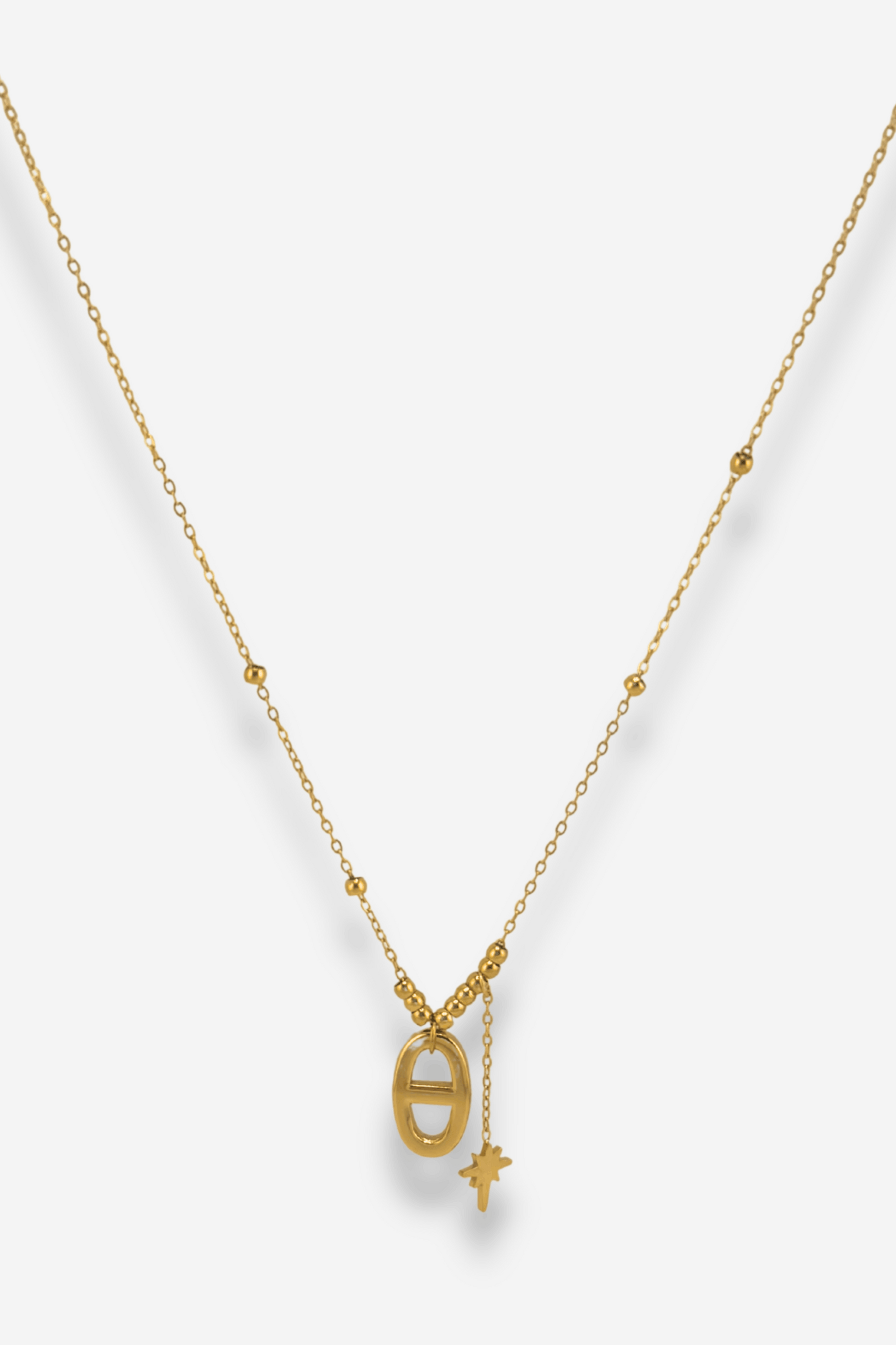 collier doré dream acier inoxydable sisters bay maillon et étoile