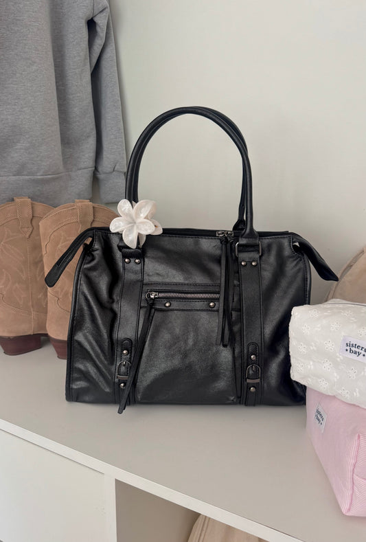 sac city noir satiné sisters bay parfait pour les cours