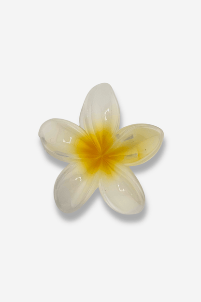 sisters bay hairclip tahiti pince à cheveux blanche fleur